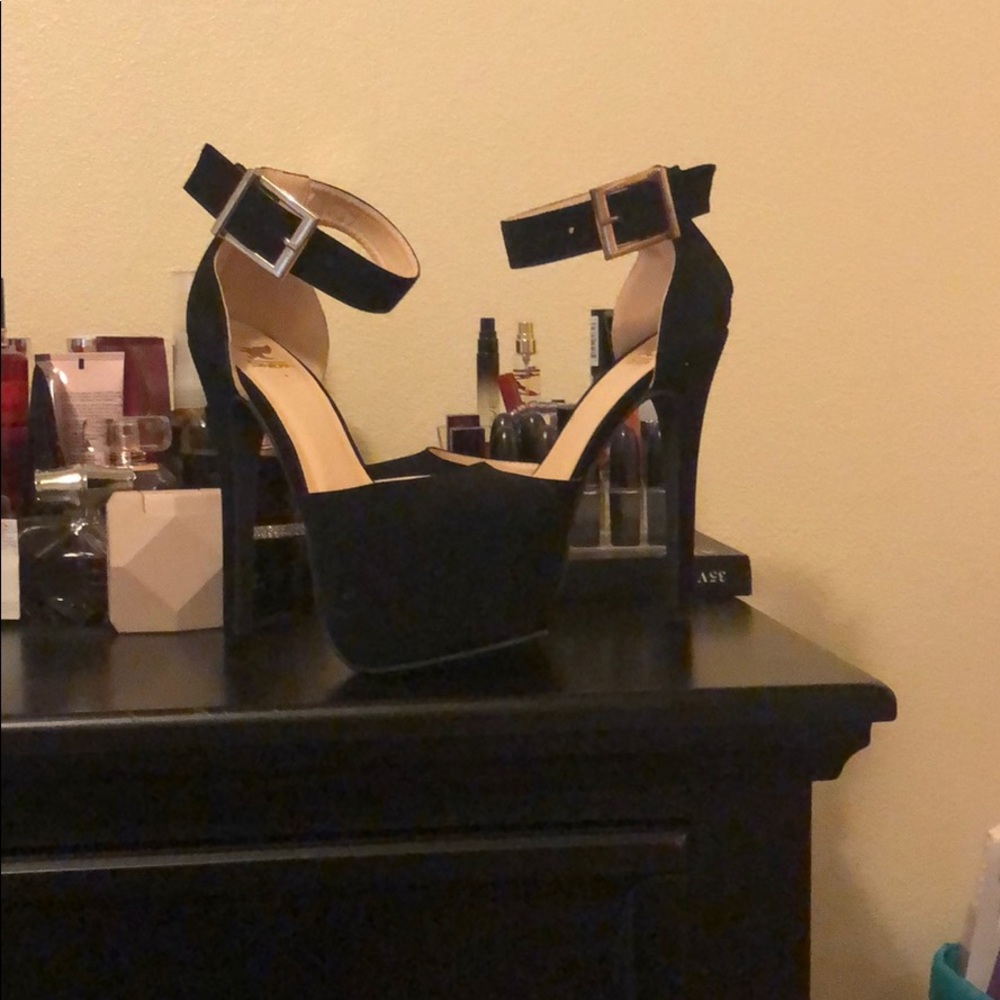 Black heels